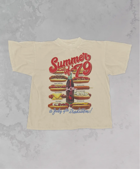 Summer of ‘79 OVERSIZED Nostalgia Tee