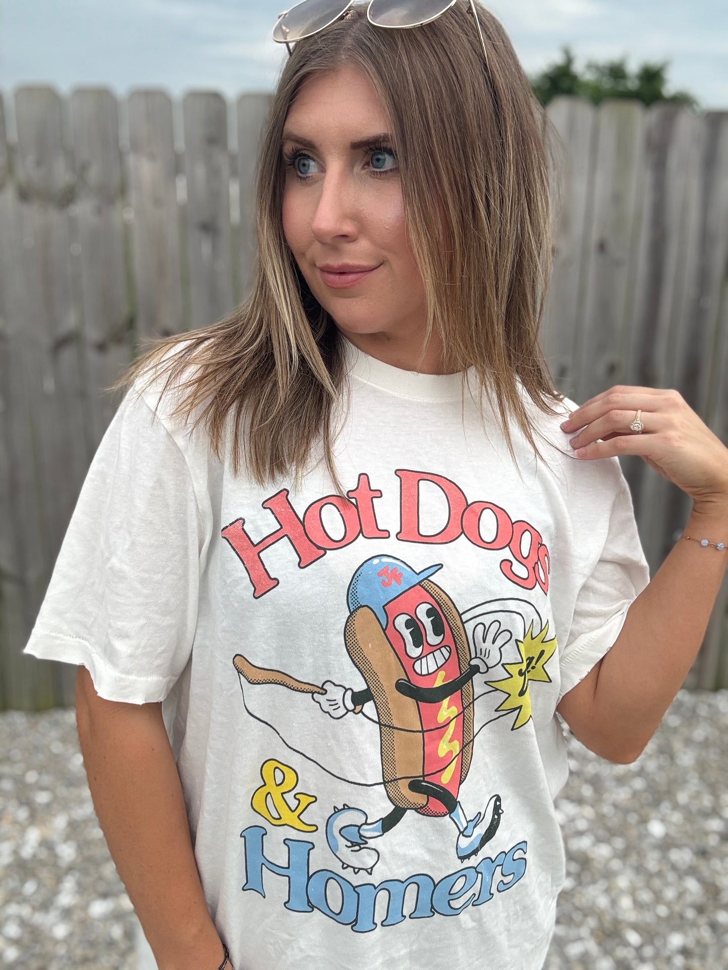 Hot Dogs & Homers Tee