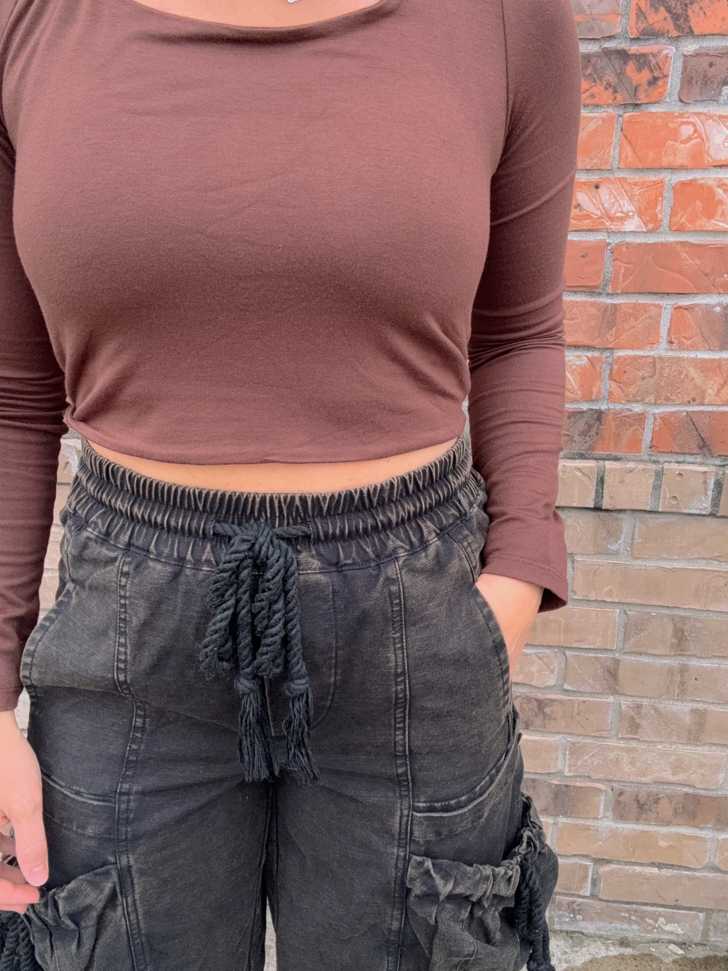 MIDNIGHT CARGO TROUSERS