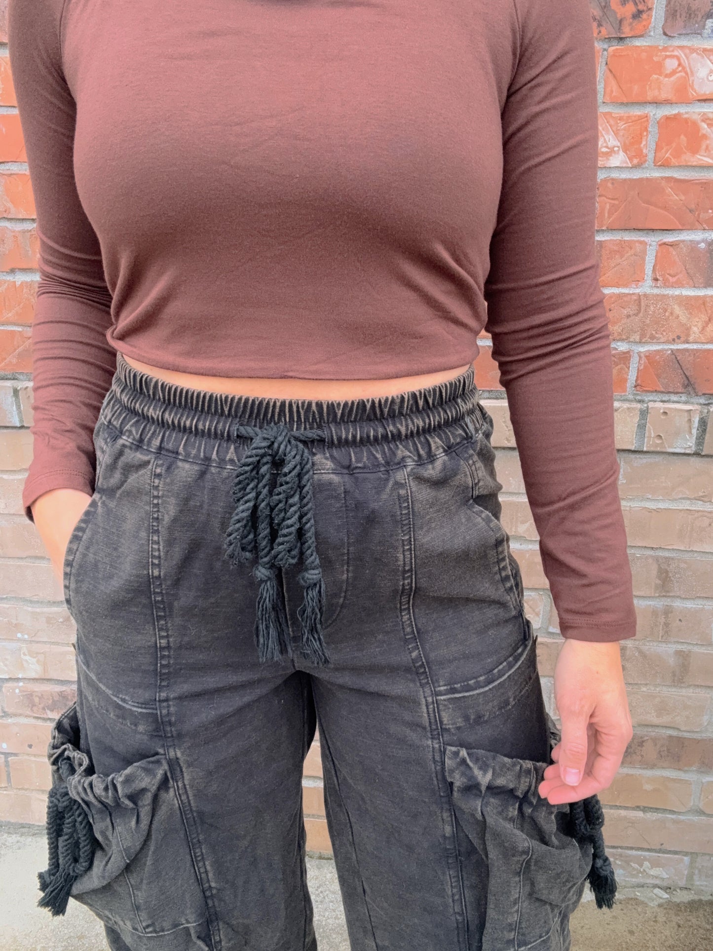 MIDNIGHT CARGO TROUSERS