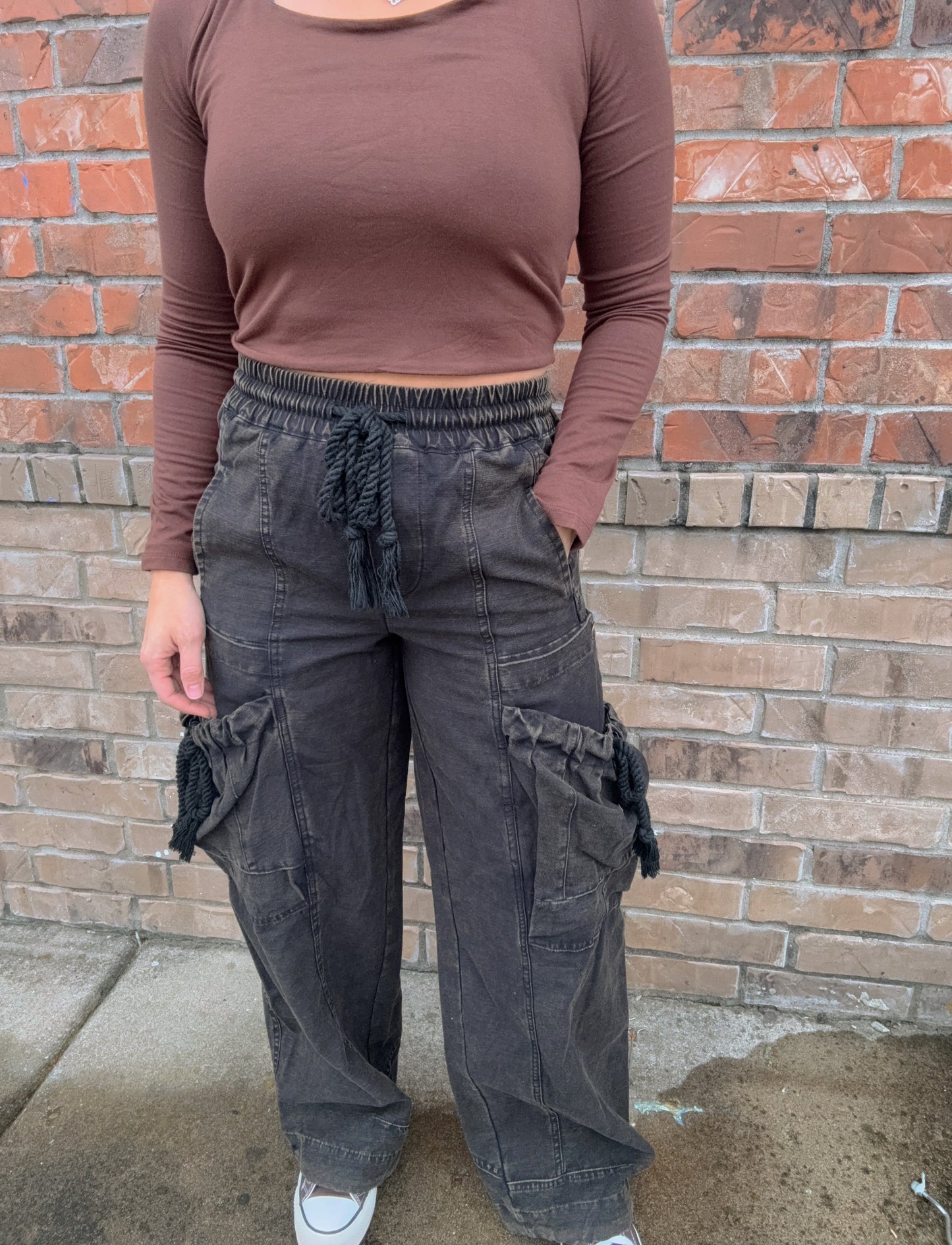 MIDNIGHT CARGO TROUSERS