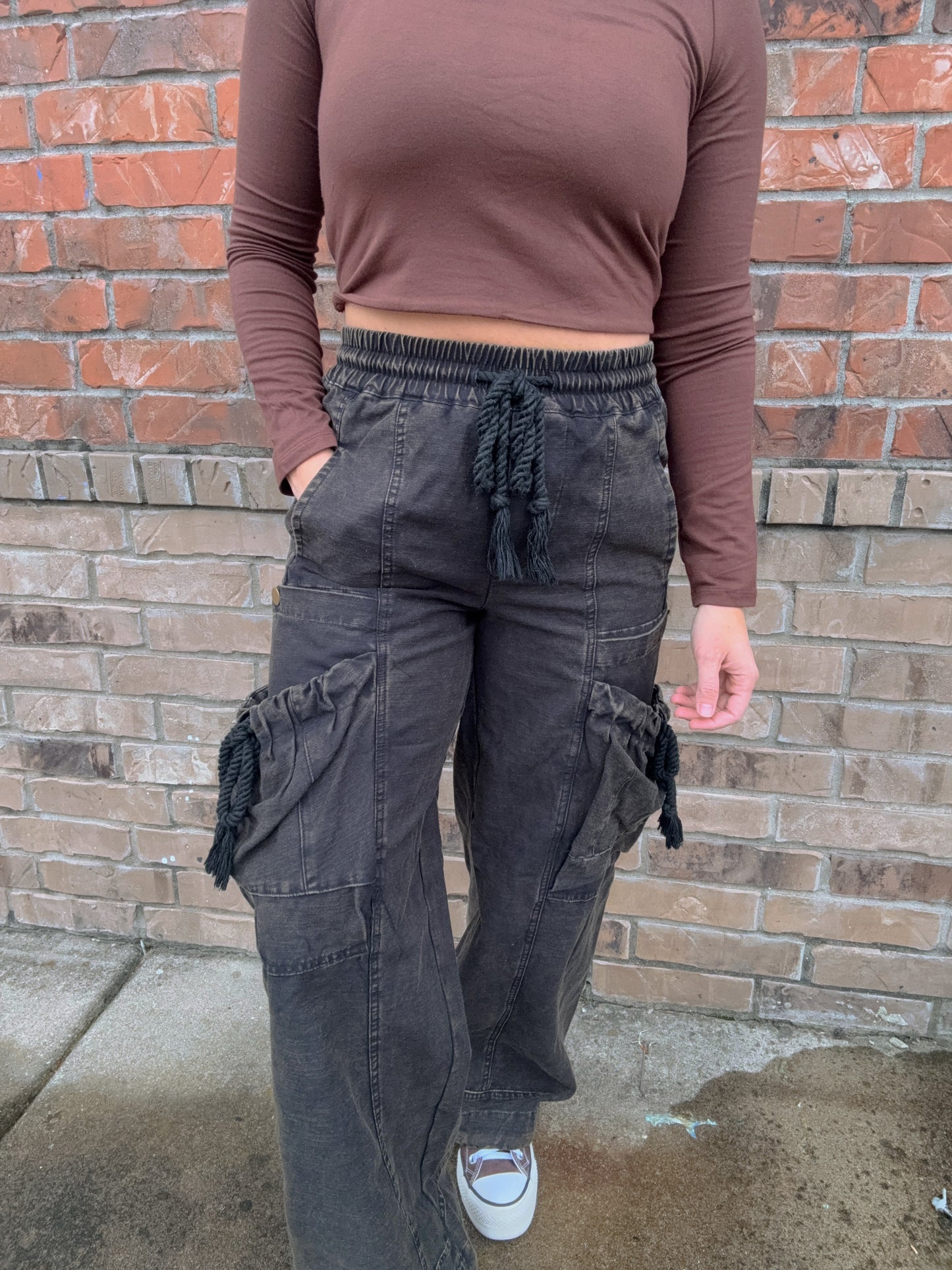 MIDNIGHT CARGO TROUSERS