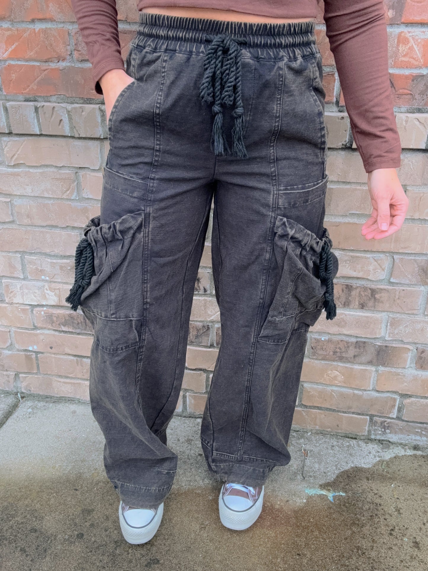 MIDNIGHT CARGO TROUSERS