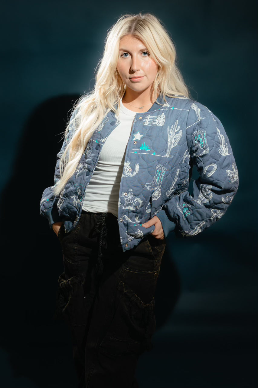 Western Skies Quilted Jacket
