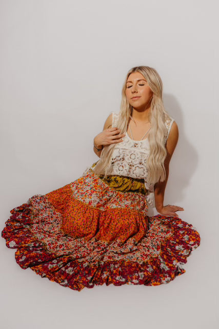 GOLDEN HOUR GYPSY SKIRT